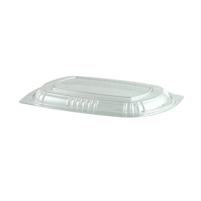 Lid Clear Dome Rectangle PET Closeout