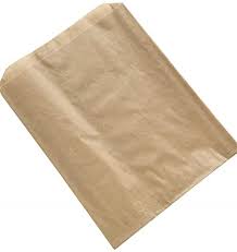 Sandwich Bag 6x.75x6.5" Greaseproof Kraft