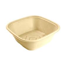 [49024F300N] 24 oz Bowl Square Bagasse Closeout