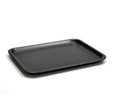 [25SBLACK] Foam Tray 25S Black 15x8x.75"