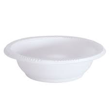 [PPB5-100] Bowl 5 oz Plasti Plus White