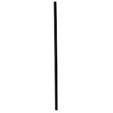 [8STR-BLK-UW] 8" Black Plastic Straw Unwrapped 10/500