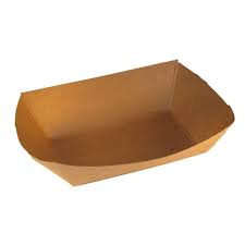 [2FD-KRAFT] 2 lb Paper Food Dish Wax Kraft